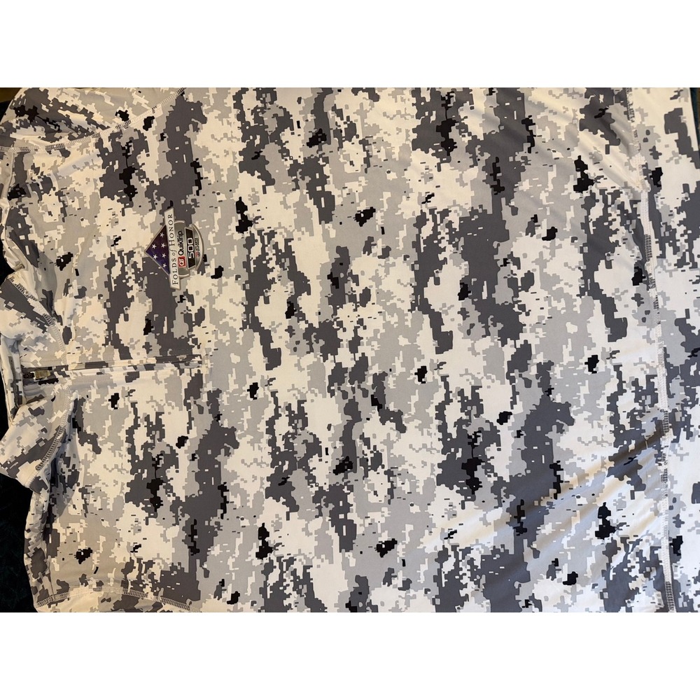 NASCAR Folds of Honor Freedom Isn't Free Camo 1/4 Zip Pullover